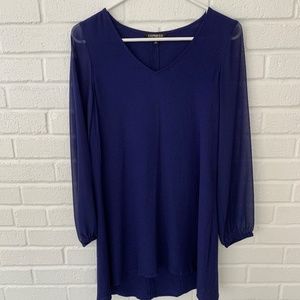 Navy Blue Express Dress